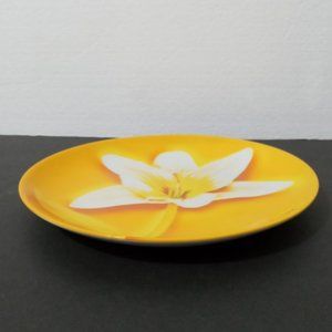 GIVENCHY DECORATIVE PLATE 8¼" EXOTIC FLOWER VTG